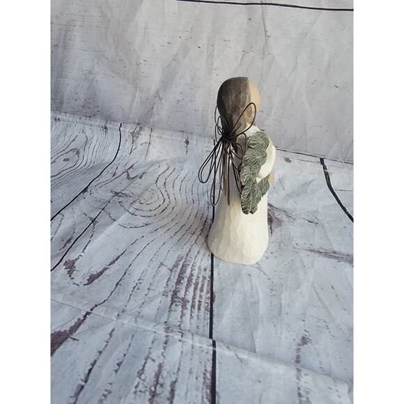 Vintage Willow Tree Angel Of Winter Demdaco 2001 Susan Lordi Wreath - Picture 7 of 8